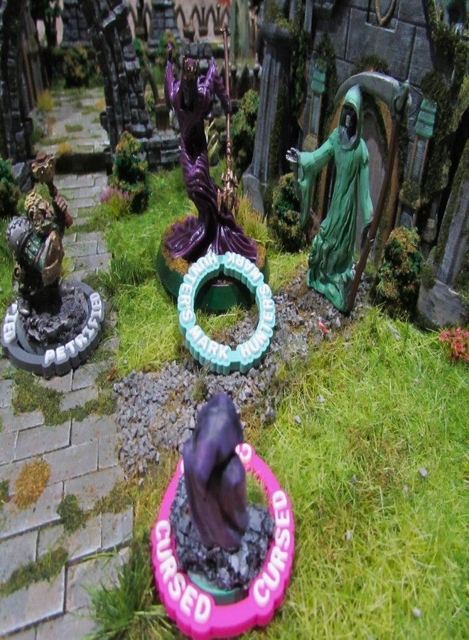 Futhark DND Condition Rings Set: 112 Vibrant DND Condition Markers to Eliminate Confusion - Great DND Gift in Exceptional Storage Box - RPG Accessories for Unforgettable Dungeons and Dragons Nights - Image 2
